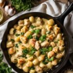 Garlic Chicken Gnocchi Skillet