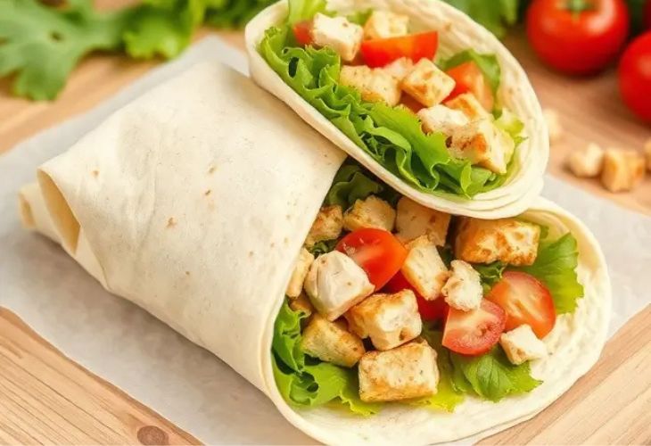 Chicken Caesar Wrap Recipe