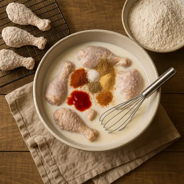Best Crispy Buttermilk Fried Chicken Recipe Preparation