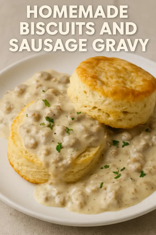 Easy Homemade Biscuits and Sausage Gravy Recipe