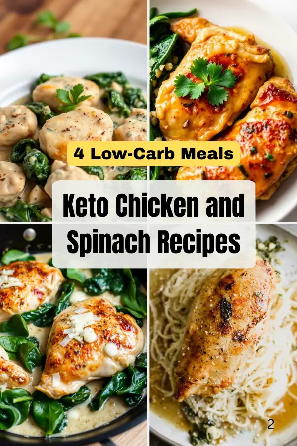 Keto Chicken and Spinach Recipes: Low-Carb Meals