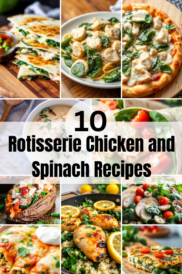Quick Rotisserie Chicken and Spinach Recipes for Busy Weeknights