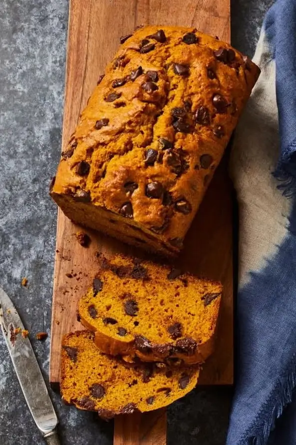 Pumpkin Chocolate Chip Bread