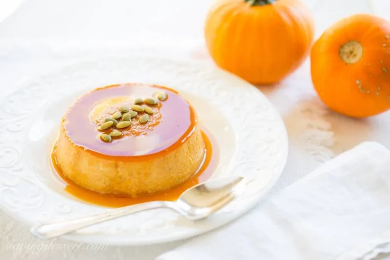 Caramel-Pumpkin Flans