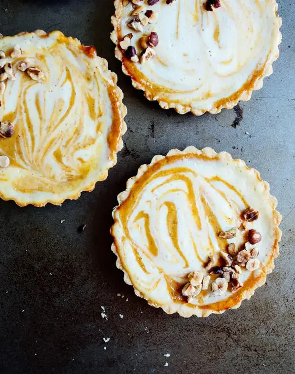 Pumpkin Cheesecake Tarts