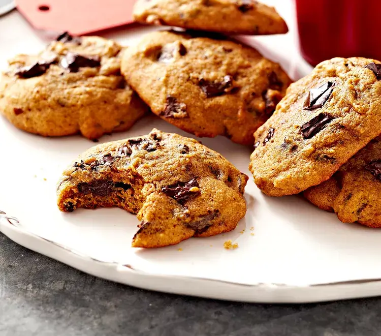 Pumpkin Chocolate Chunk Cookies