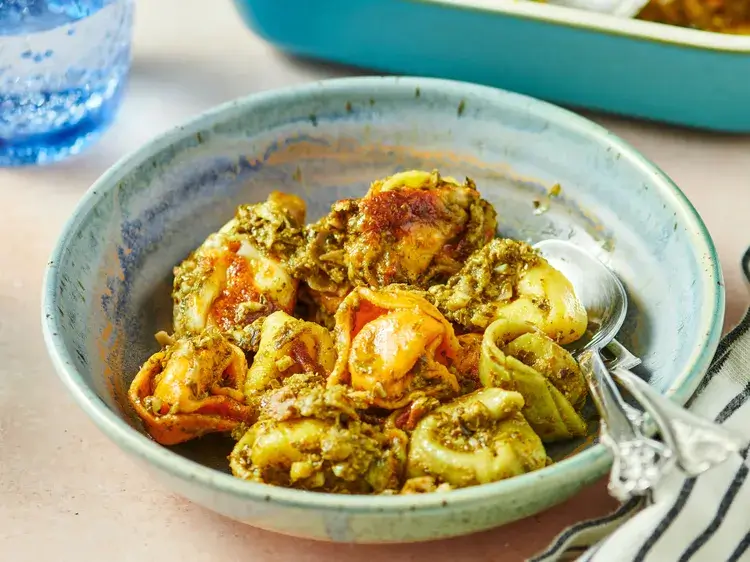 Pesto Tortellini Bake