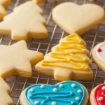 Best sugar cookie cutouts arranged neatly on a cooling rack