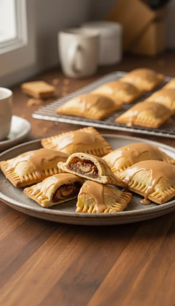 Brown Sugar Cinnamon Pop Tarts served on a plate