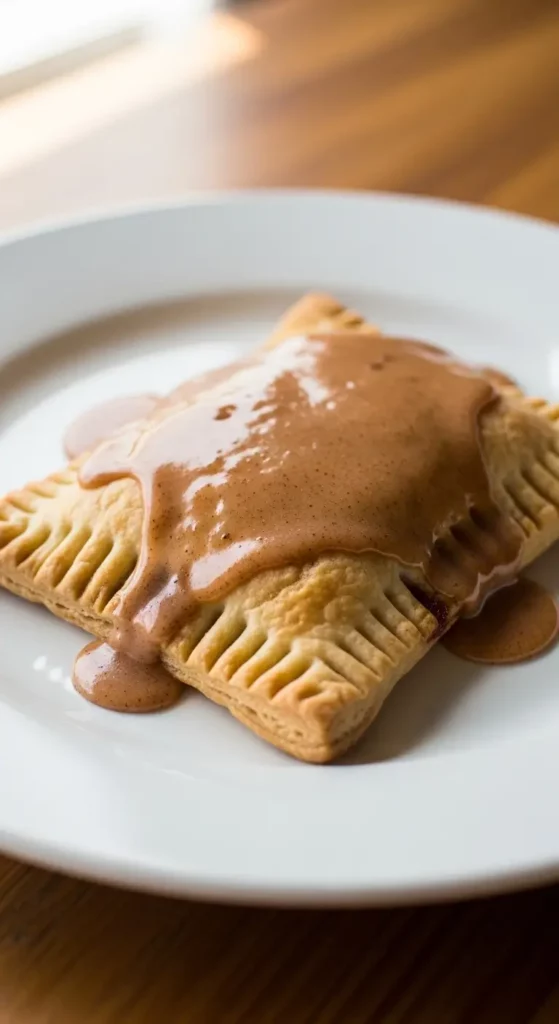 One Brown Sugar Cinnamon Pop Tart served on a small plate