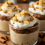 Gingerbread Pudding Cups, No-Bake Dessert