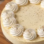No-Bake Eggnog Cheesecake with Gingersnap Crust