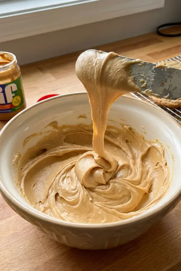 Creamy, Fluffy & Easy Peanut Butter Frosting