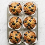 Blueberry Muffins from Scratch, One Bowl Muffins With No Mixer