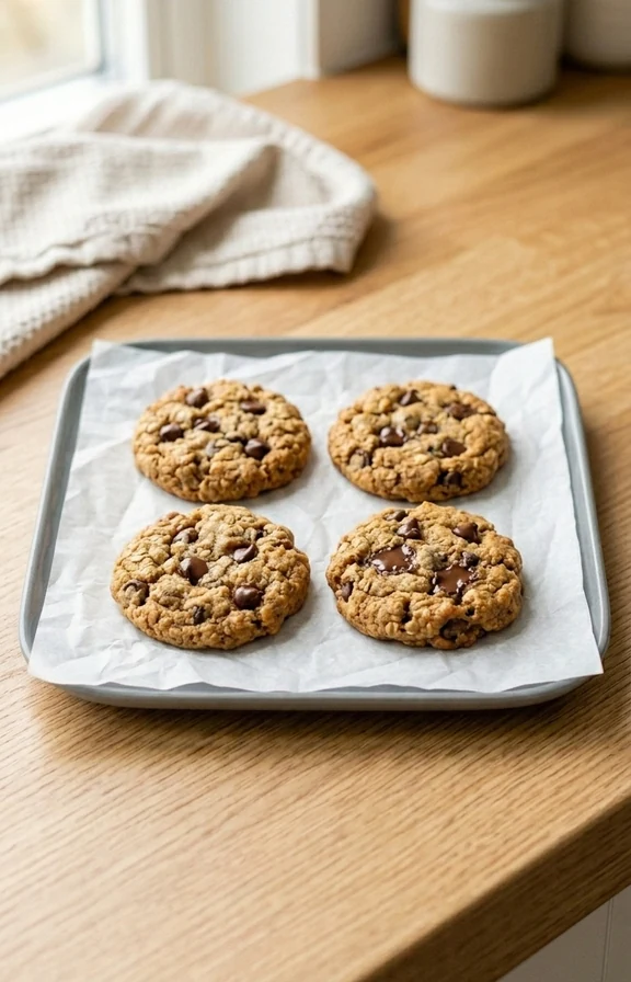 Gluten Free Chocolate Chip Cookies on tray