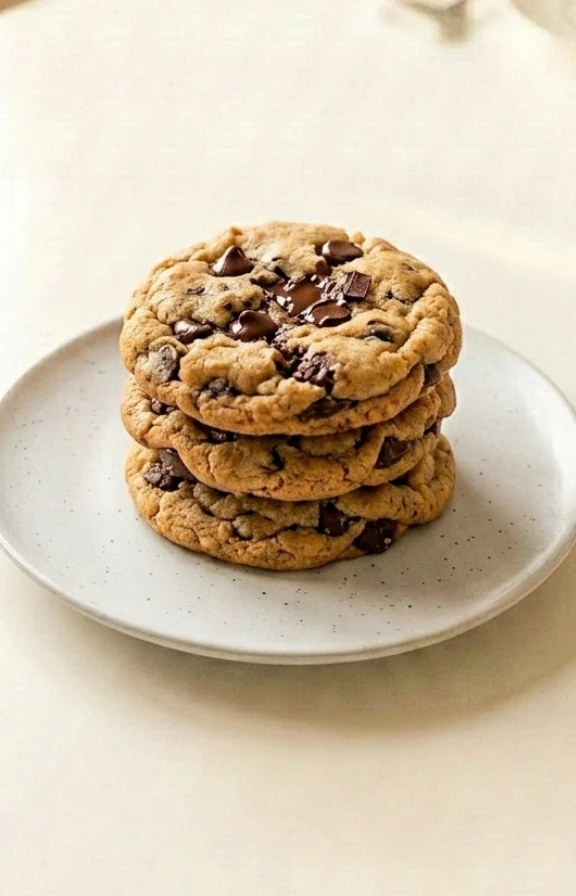 Gluten Free Chocolate Chip Cookies served on the dining table