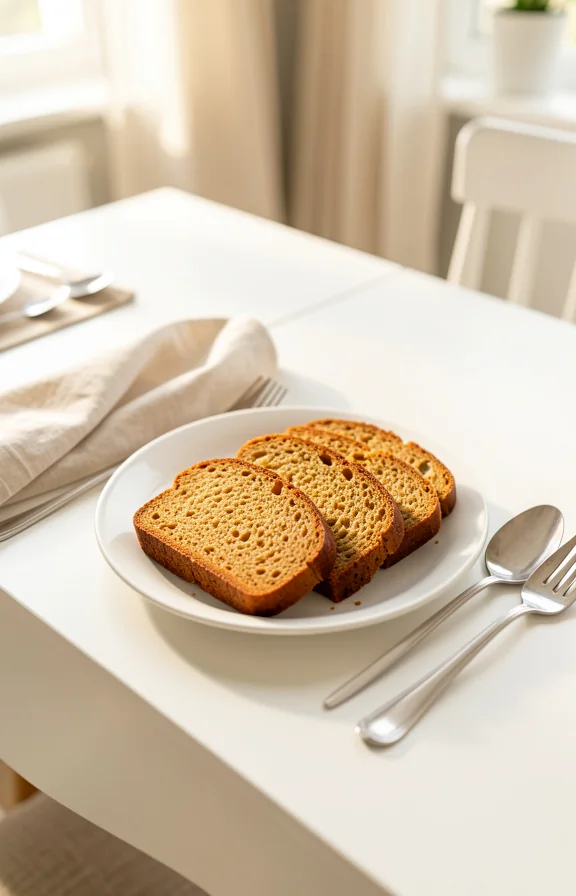 Slight overhead angle on a white dining table set for a meal, linen napkin folded to the side, silver fork and spoon bes